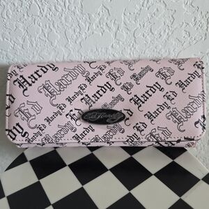 NWT Ed Hardy Pink Wallet